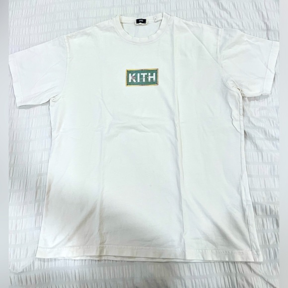KITH BOX LOGO SZ MEDIUM pool table vintage - Picture 1 of 1